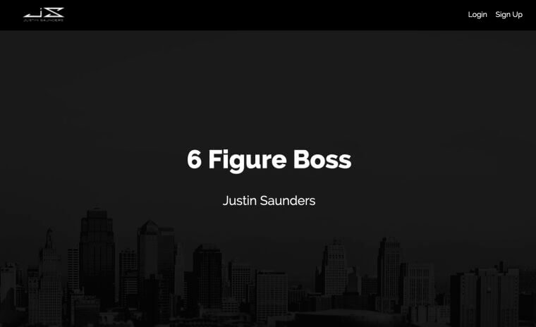 Justin Saunders – 6 Figure Boss