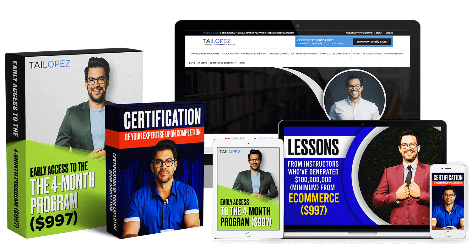 Tai Lopez – Ecommerce Specialist Certification