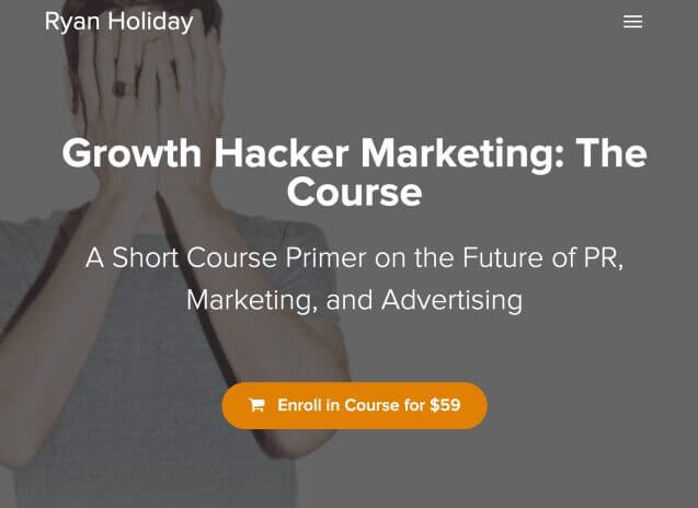 Ryan Holiday – Growth Hacker Marketing