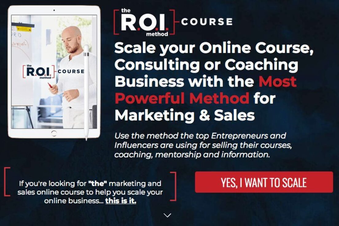 Scott Oldford – The R.O.I Method Course