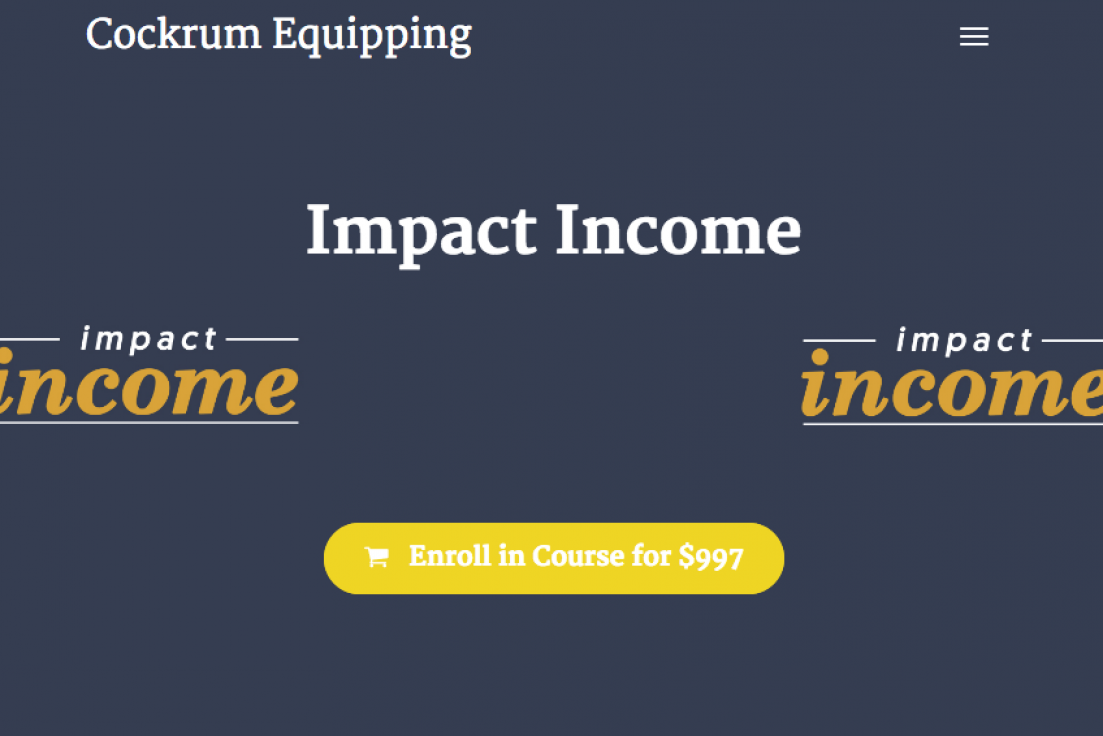 Trey Cockrum – Impact Income