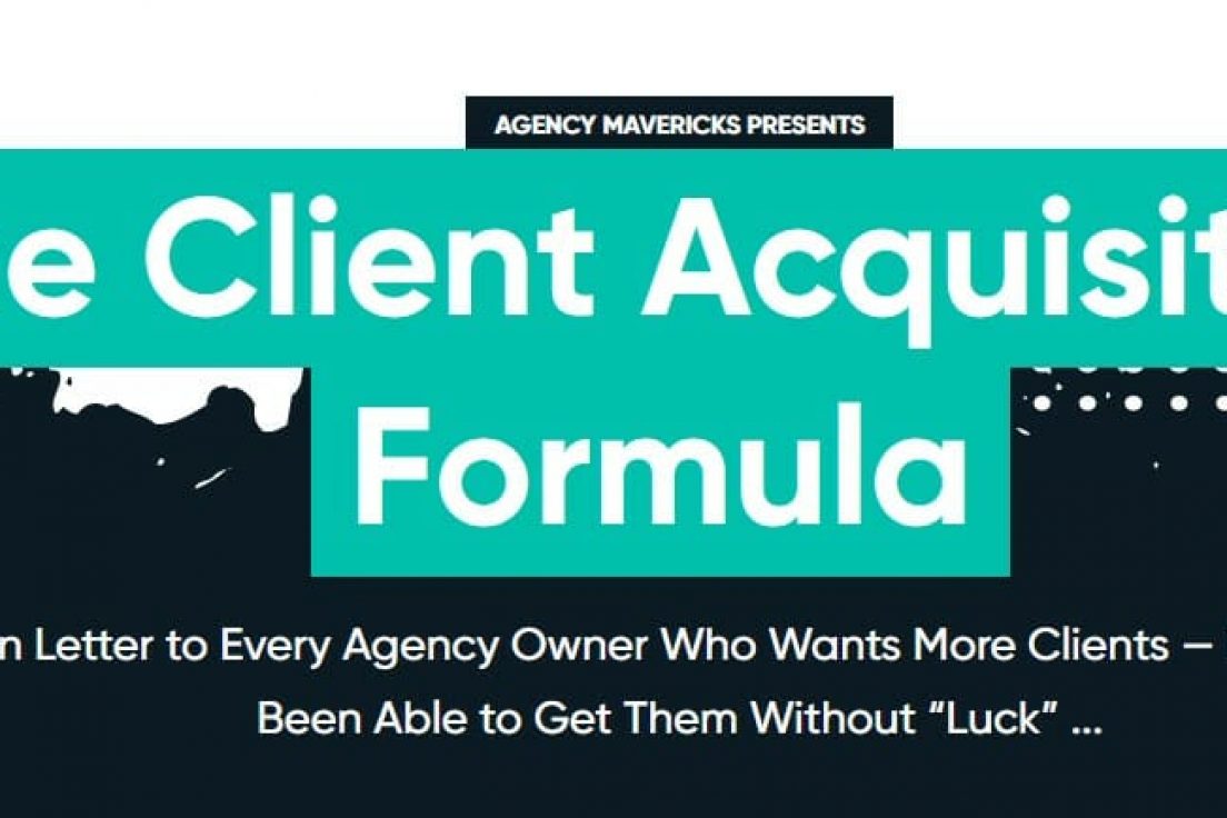 Troy Dean – Client Acquisition Formula