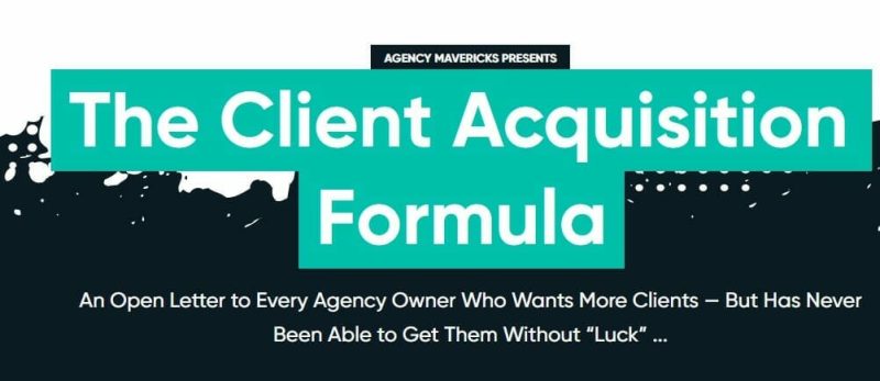 Troy Dean – Client Acquisition Formula