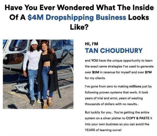 Tan Choudhury – E-Com Mastery Program