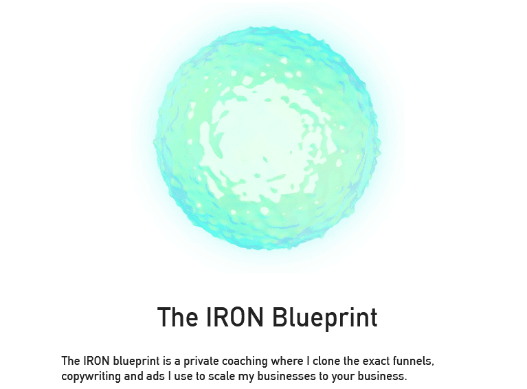 IRON Blueprint – Alex Becker