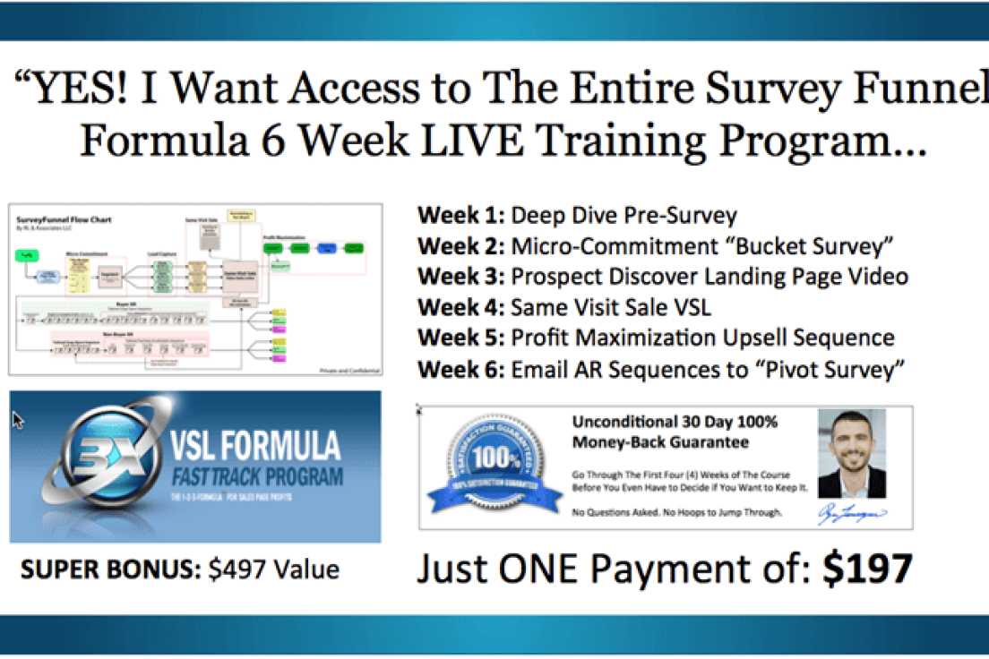 Ryan Levesque and Todd Brown – Survey Funnel Formula