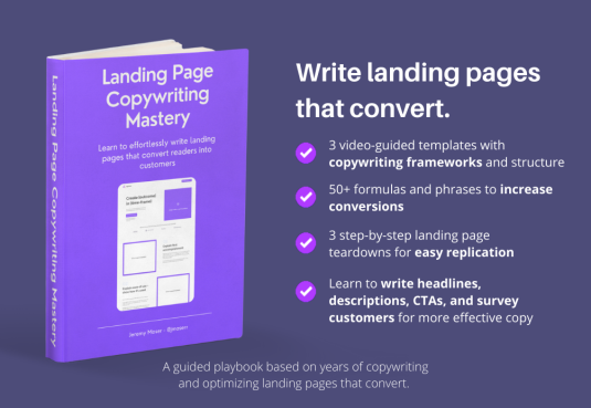 Jeremy Moser – Landing Page Copywriting Mastery