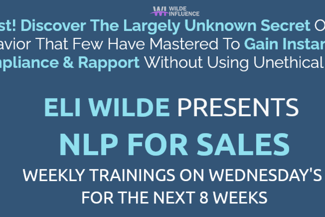 Eli Wilde – NLP For Sales