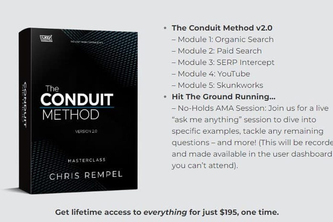 Chris Lazy Marketer – The Conduit Method v2.0