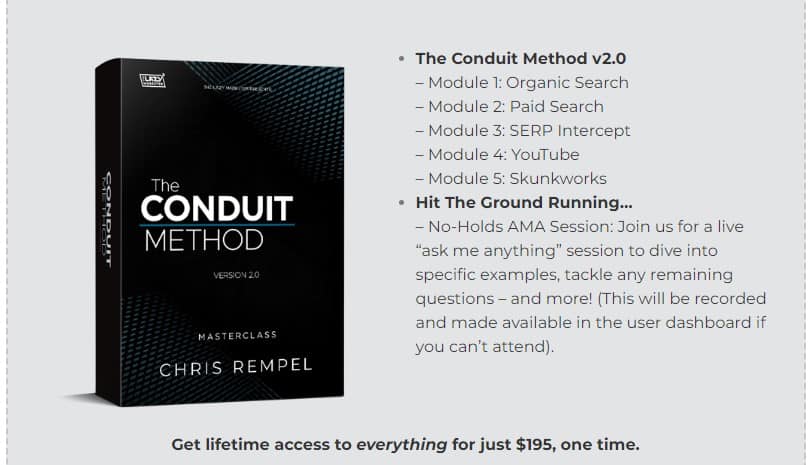 Chris Lazy Marketer – The Conduit Method v2.0